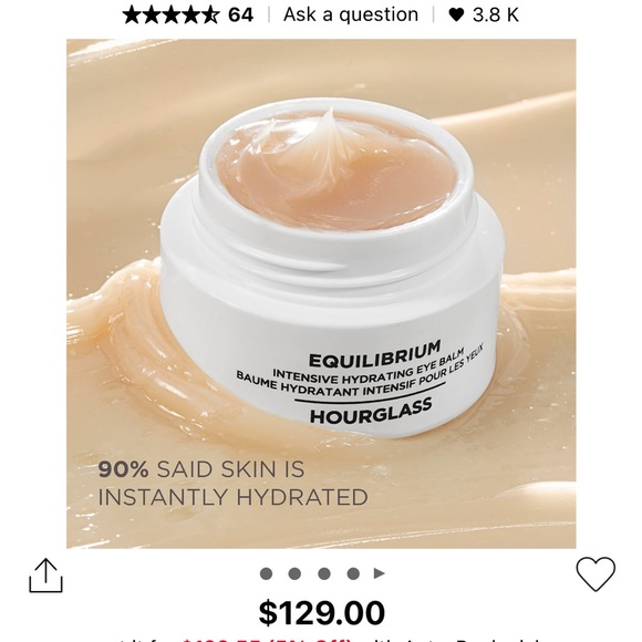 Hourglass Equilibrium Intensive Hydrating Eye Balm - Picture 5 of 5